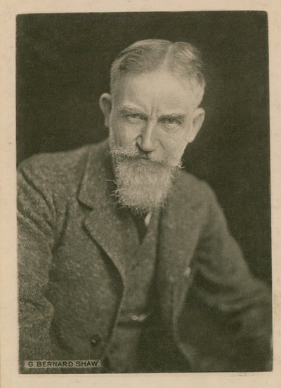 George Bernard Shaw, photograph by English Photographer